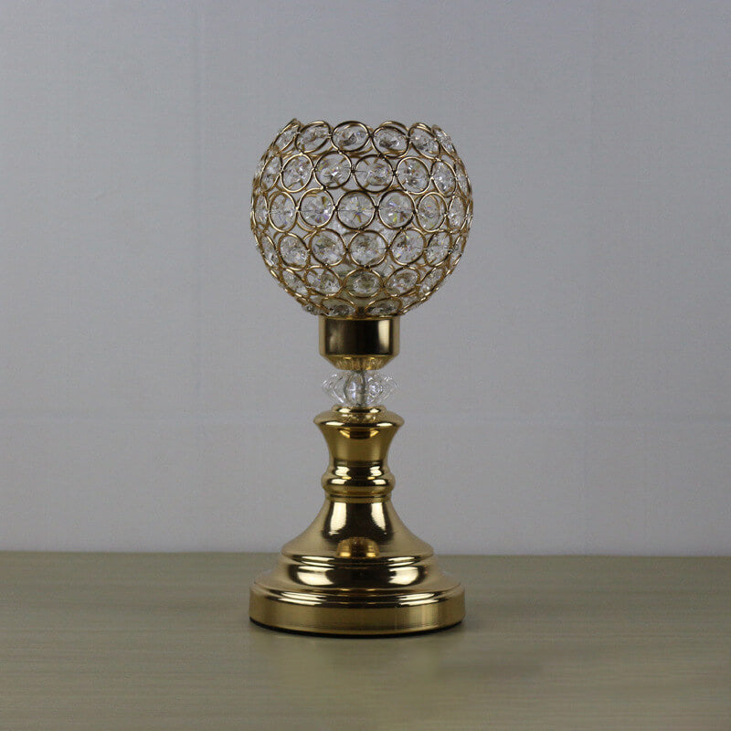 Stornfield | European Luxury Crystal Ball Art 1-Light Table Lamp