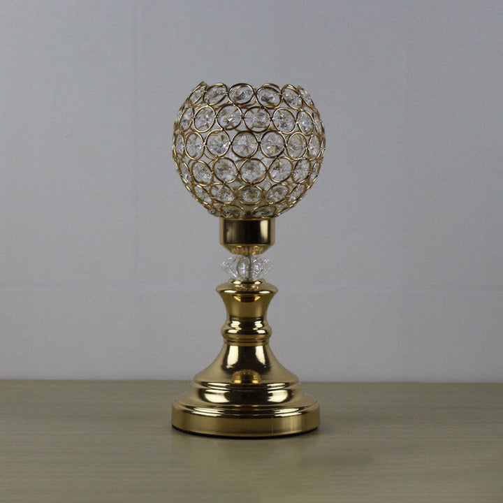Stornfield | European Luxury Crystal Ball Art 1-Light Table Lamp
