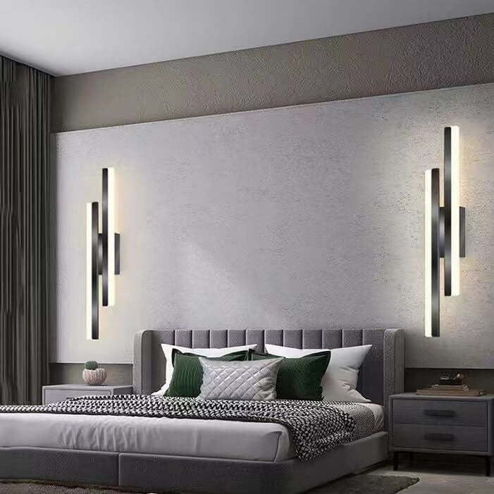 Stornfield | LuxLine Modern LED Wall Light | Minimalist Design | Iron & Acrylic | Dimmable Light