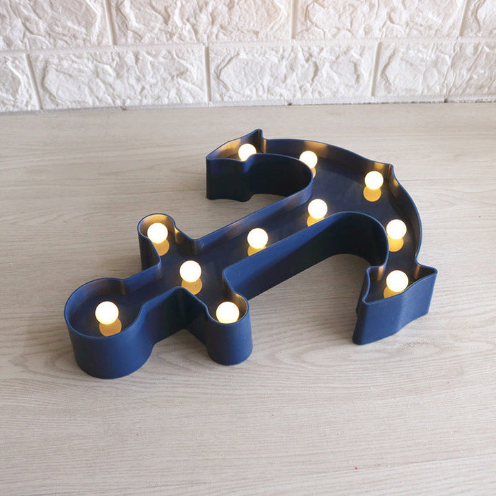 Stornfield | Applique murale LED avec ancre de bateau en ABS moderne scandinave
