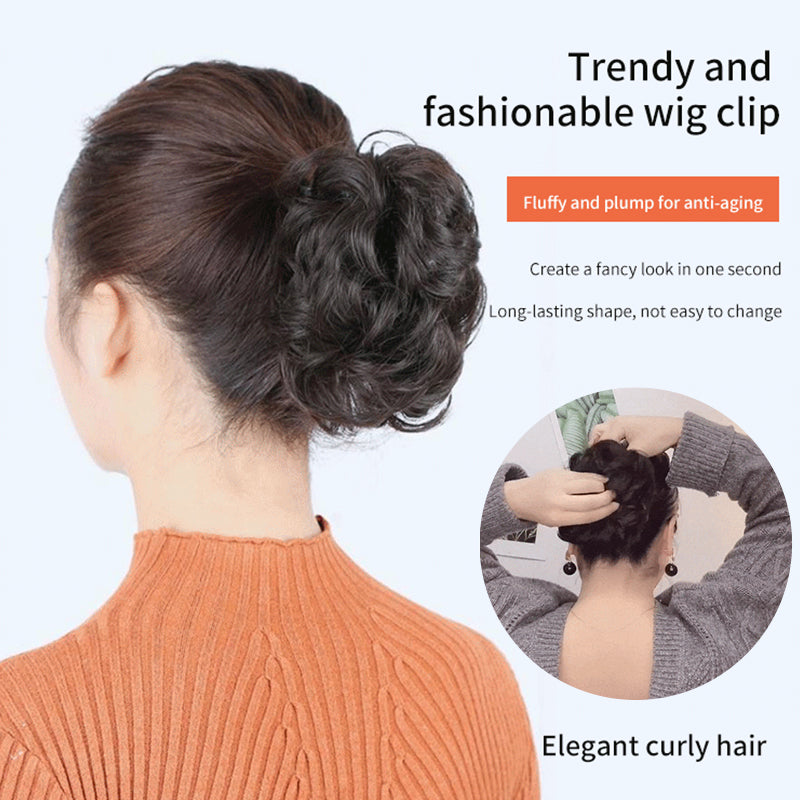 Bun Clipping Flower Buds Wig | Stornfield