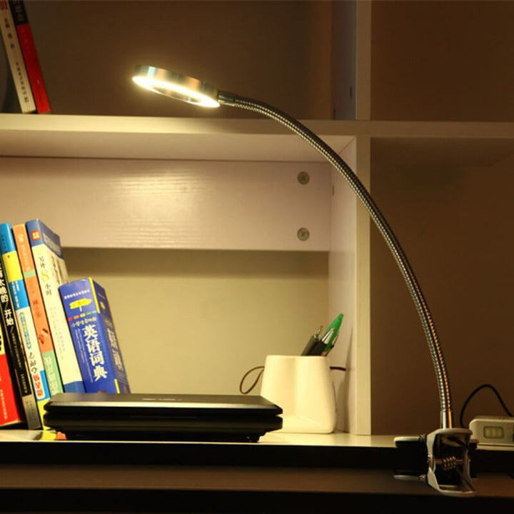 Stornfield | Creative simple USB pants button LED reading clip desk lamp