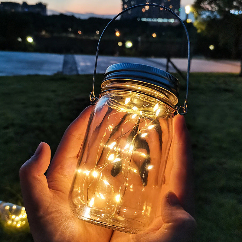 Modern Art Deco Waterproof Solar Glass Stainless Steel Copper Wire Star LED String Lights Outdoor Lighting For Garden | Stornfield