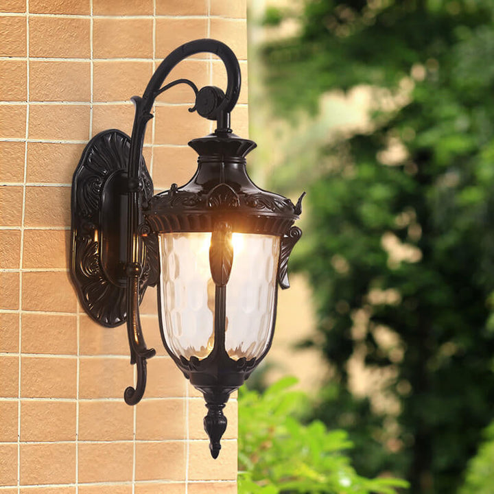 European Deluxe Lantern Outdoor Waterproof 1-Light Wall Sconce Lamp | Stornfield