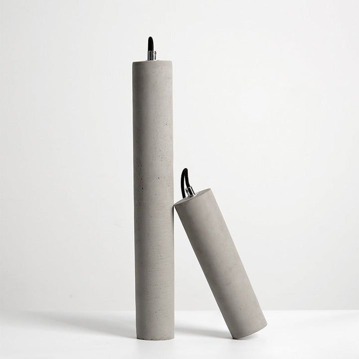 Stornfield | StoneCast Industrial Concrete Cylindrical Sconce | 1-Light | Smooth or Rough Surface