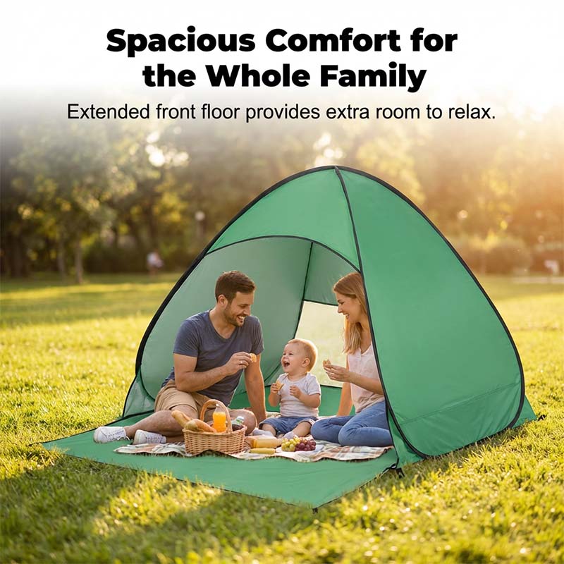SunSail Breeze Pop-Up Beach Tent 98% UV Protection | Stornfield