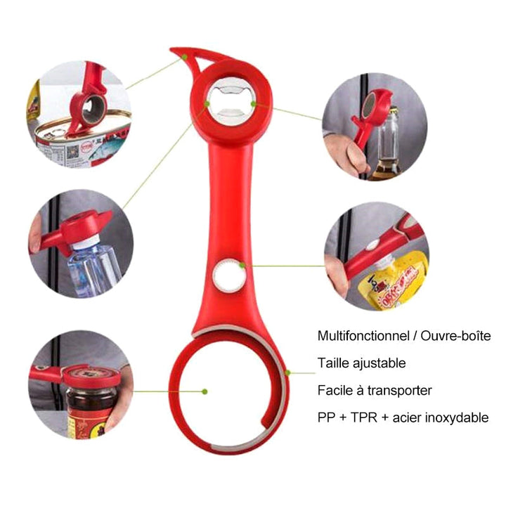 6 in 1 Multifunctional Can Opener | Stornfield