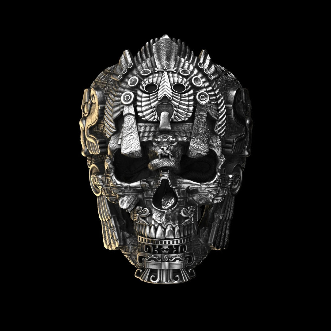 Stornfield | Sterling Silver Black Skull Ring