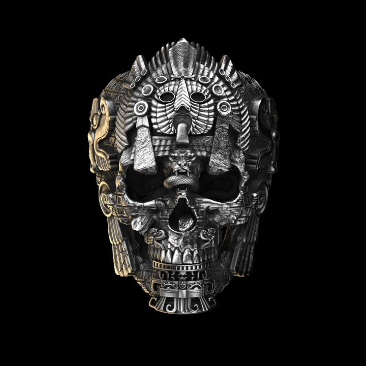 Stornfield | Sterling Silver Black Skull Ring