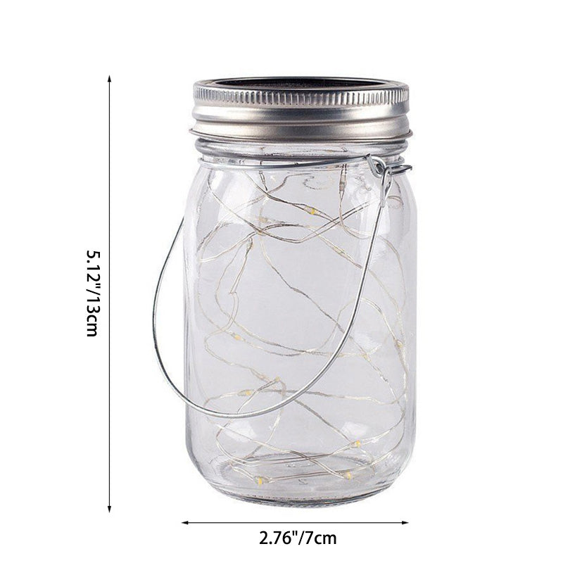 Modern Art Deco Waterproof Solar Glass Stainless Steel Copper Wire Star LED String Lights Outdoor Lighting For Garden | Stornfield