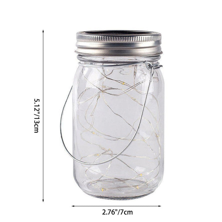 Modern Art Deco Waterproof Solar Glass Stainless Steel Copper Wire Star LED String Lights Outdoor Lighting For Garden | Stornfield