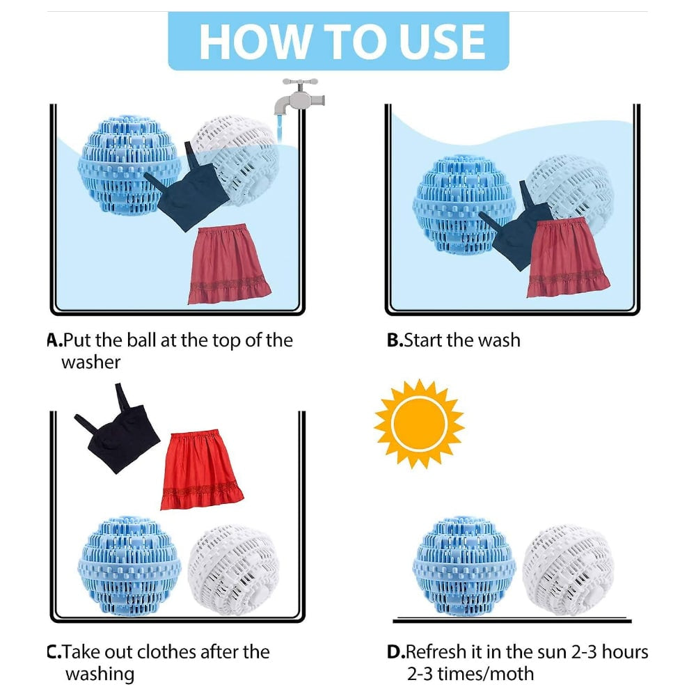 Bio-Washing Ball - Detergent and Fabric Softener | Stornfield