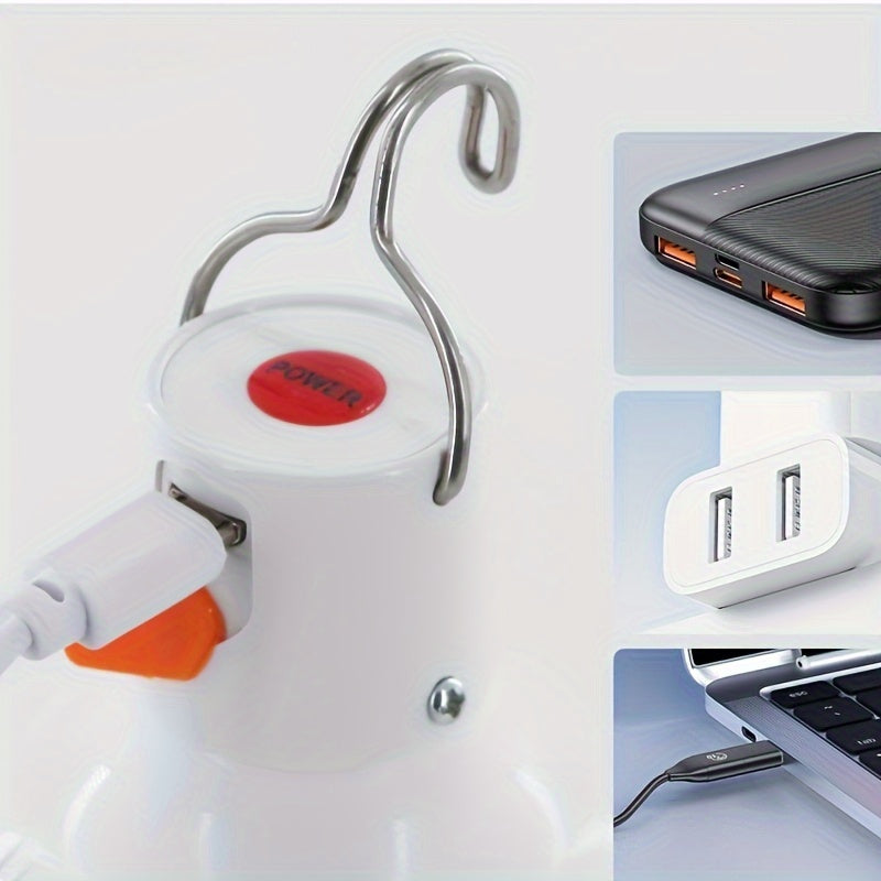 PowerGlow LED Lamp - RechargeaStornfielde USB Lamp with Lithium Battery and ABS Housing | Stornfield