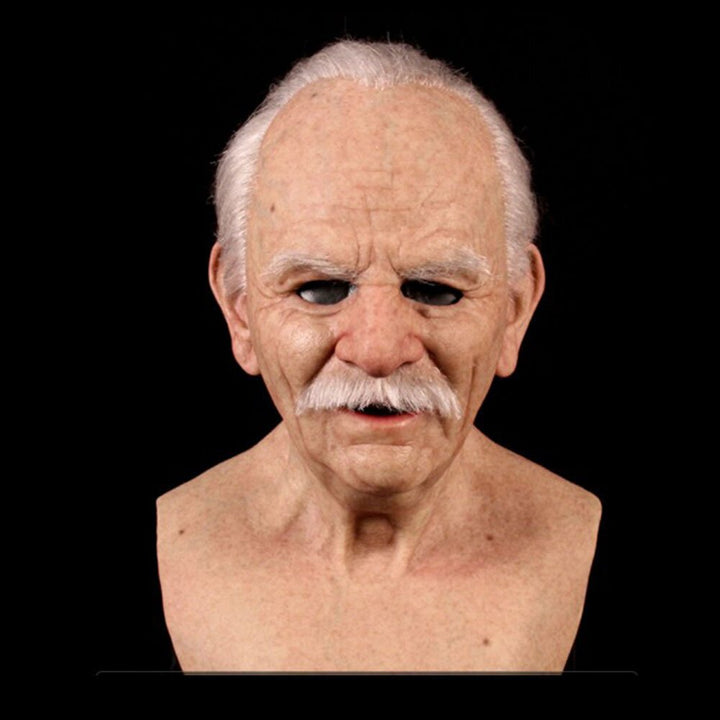 Creepy Old Man Mask – Realistic Latex Halloween Mask for Adults | Stornfield