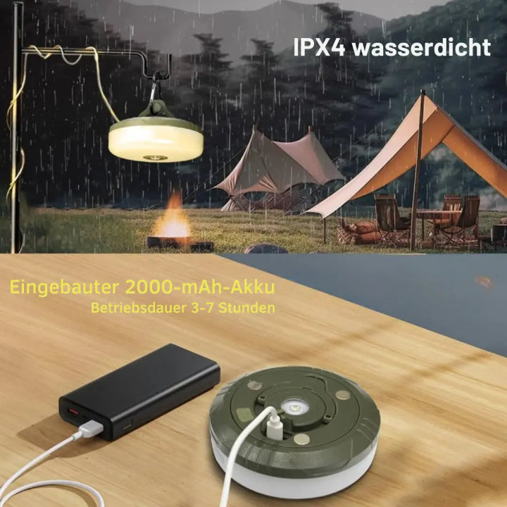 Camping lamp with 10m RGB light chain — Your magical light source for unforgettable outdoor experiences | Stornfield