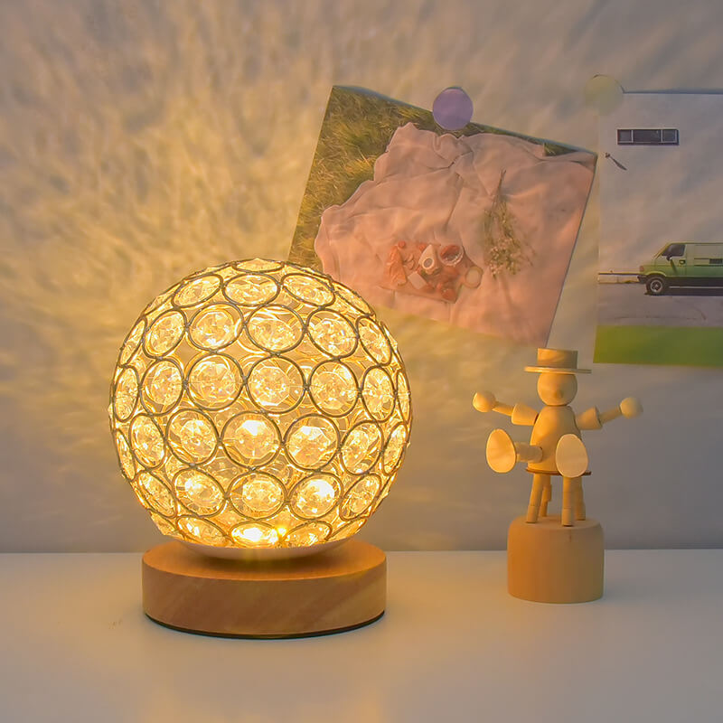 Stornfield | Modern Minimalist USB Rechargeable Round LED Table Lamp