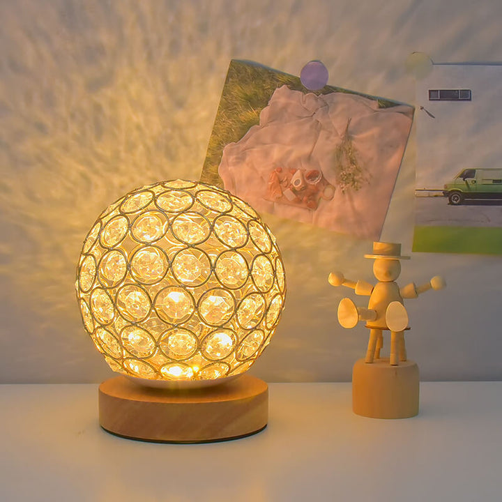 Stornfield | Modern Minimalist USB Rechargeable Round LED Table Lamp