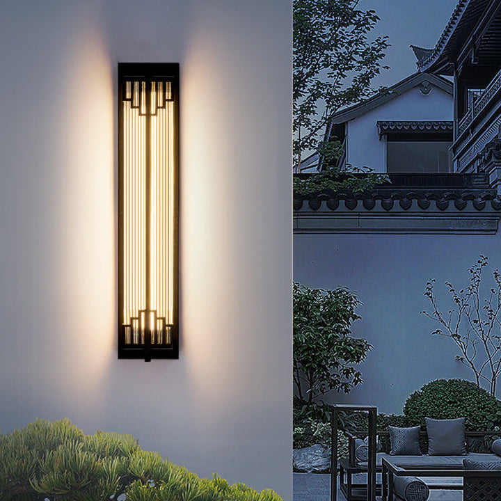Stornfield | LumaRay Waterproof LED Wall Light | Stainless Steel Glass | Rectangular | Outdoor Terrace Lighting