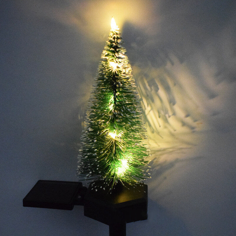 Modern Solar Christmas Tree Ground Insert Lawn Decoration Landscape Light | Stornfield