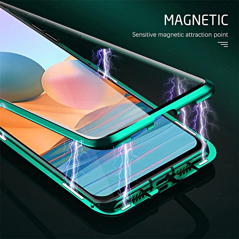 Stornfield | Double-Sided Magnetic Tempered Glass Phone Case for Samsung