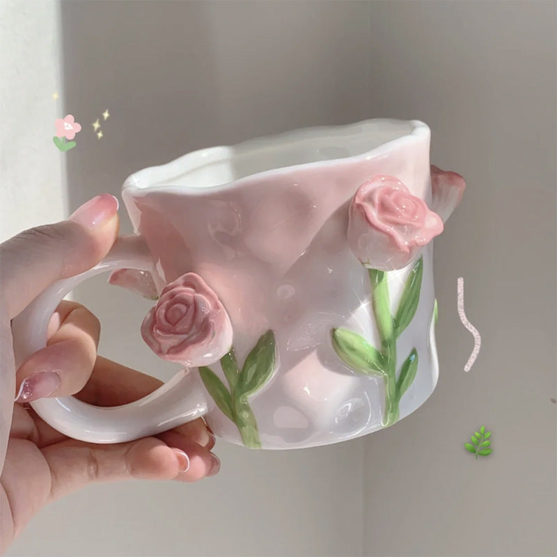 Stornfield | Frendorf Floral 3D Hand-Painted Mug