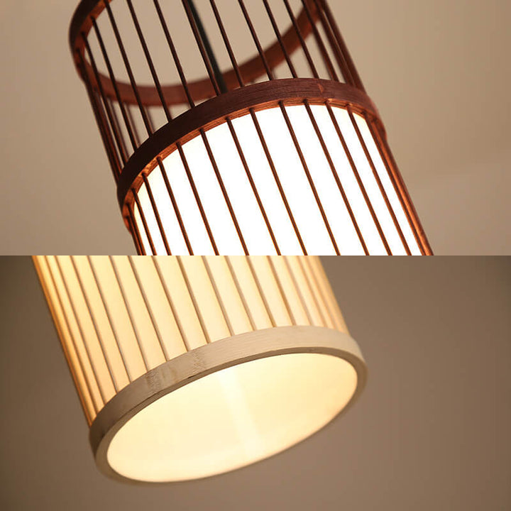 Stornfield | Zen Bambora Pendant Light | Hand-Woven Bamboo Lantern | Japanese Design | Natural Elegance