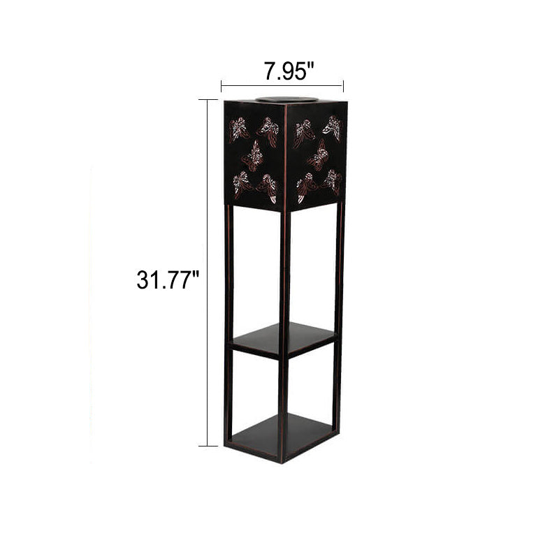 Solar Butterfly Light Shadow Square Shelf Planter Light Garden Decorative Outdoor Waterproof Patio Outdoor Light | Stornfield