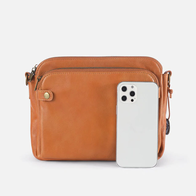 Women's shoulder bag made of three-layer leather | Stornfield