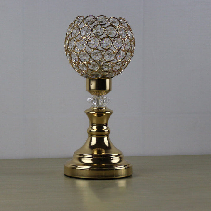 Stornfield | European Luxury Crystal Ball Art 1-Light Table Lamp