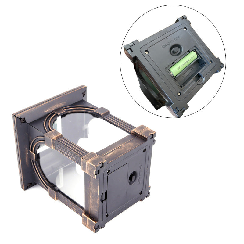 Traditional European Solar Waterproof House Cubic Plastic LED Landscape Lighting Outdoor Light For Garden | Stornfield