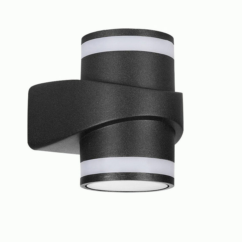 Modern Cylindrical Die-Cast Aluminum LED Waterproof Outdoor Garden Wall Light | Stornfield