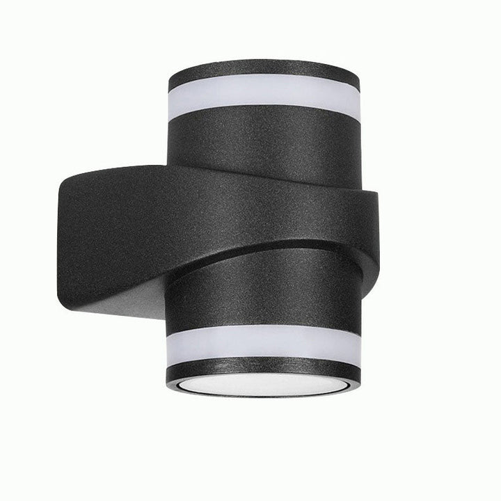Modern Cylindrical Die-Cast Aluminum LED Waterproof Outdoor Garden Wall Light | Stornfield