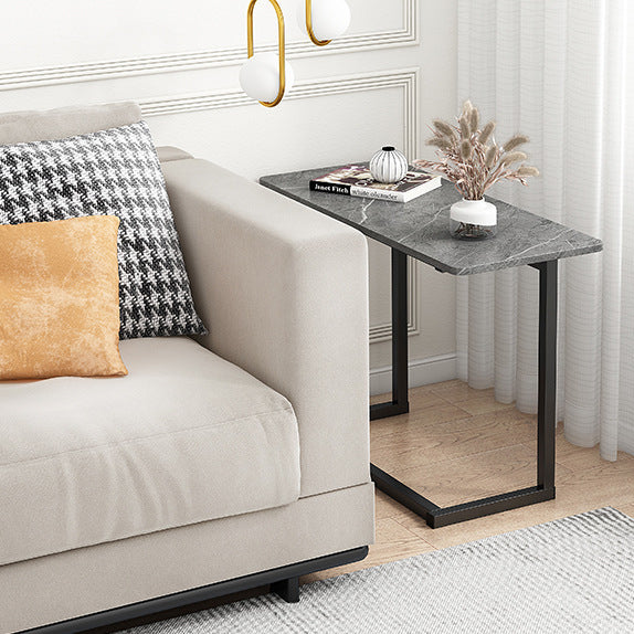 Stornfield | ModernoCurve C-Side Table | MDF Top | Modern Design | Space Saving | Perfect for Living Room & Bedroom