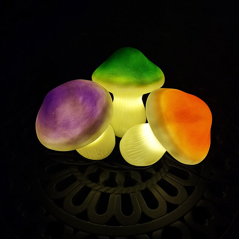 Solar Outdoor Mushroom Shape LED Garden Lawn Ground Insert Landscape Light | Stornfield