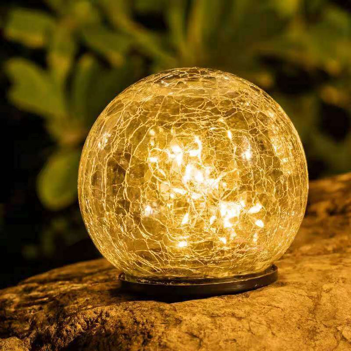 Solar Modern Minimalist Glass Floor Decoration LED Outdoor Landscape Light | Stornfield
