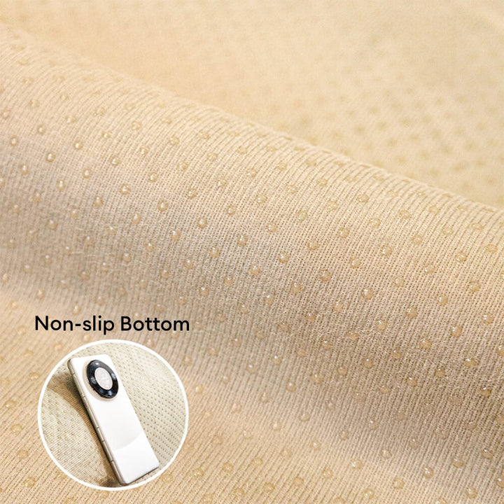 Warm Plush Curved Jacquard Non-Slip Sofa Protector Cover | Stornfield