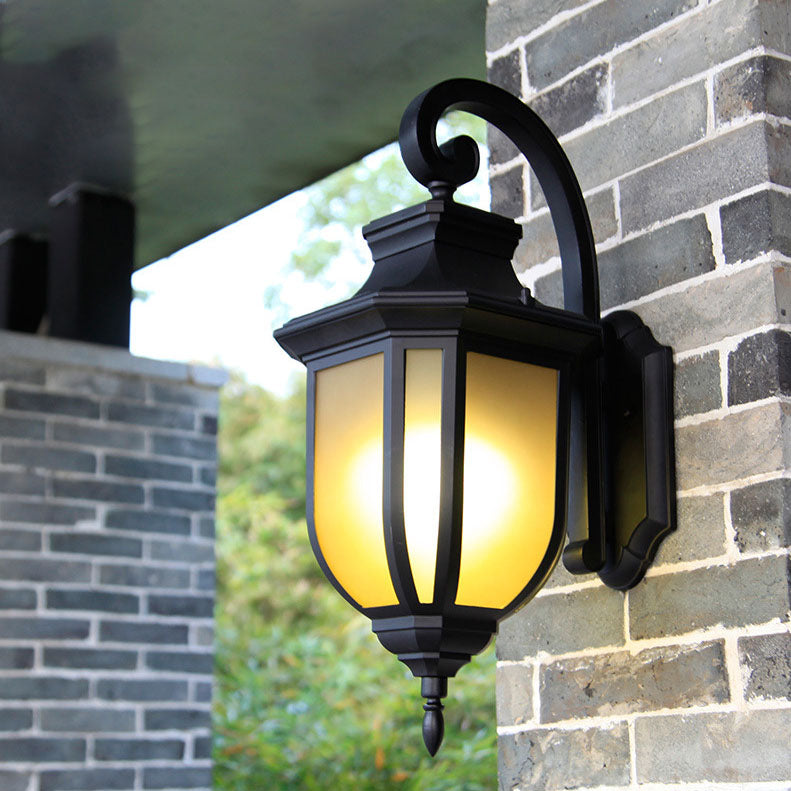Modern European Minimalist Aluminum Alloy Square Outdoor 1-Light Wall Sconce Lamp | Stornfield