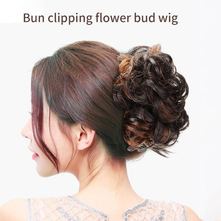 Bun Clipping Flower Buds Wig | Stornfield