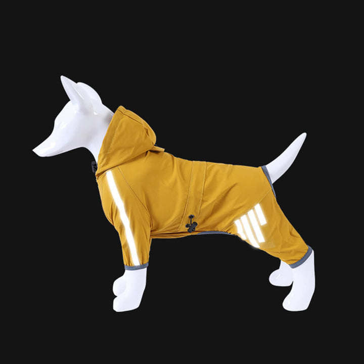 Stornfield | RainBuddy Waterproof Dog Raincoat | Reflective Stripes | Adjustable and Hooded