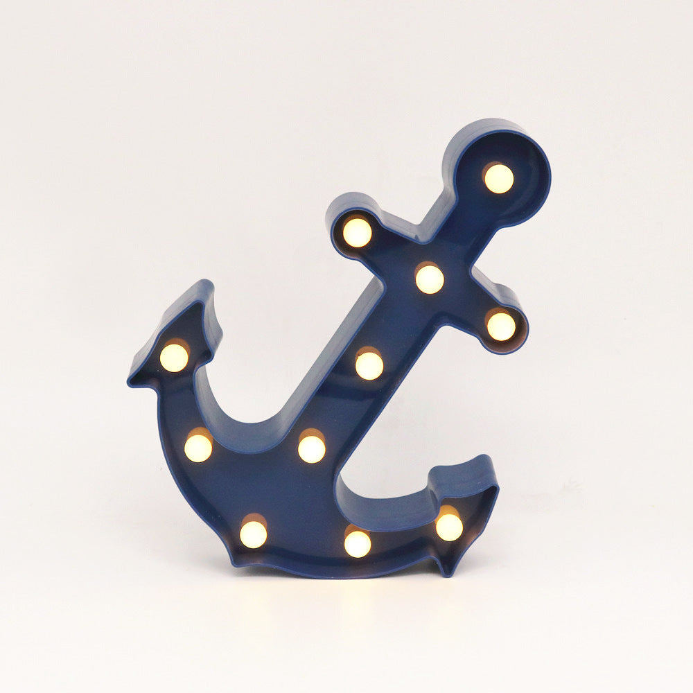 Stornfield | Applique murale LED avec ancre de bateau en ABS moderne scandinave