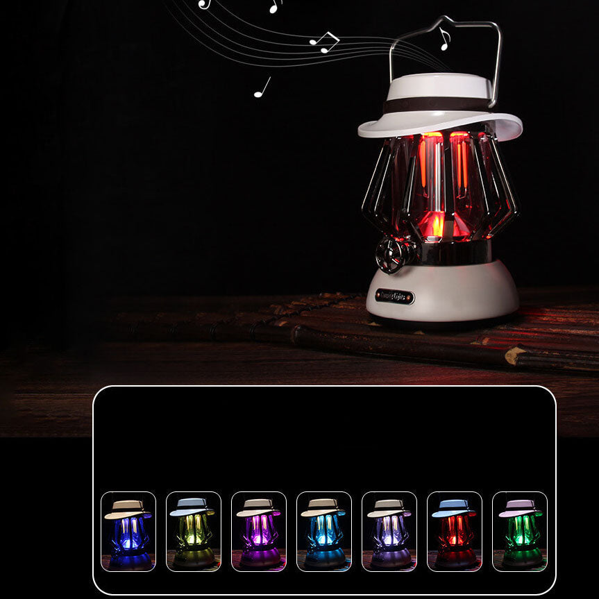 Modern Handheld Metal Texture Camping LED Outdoor Light | Stornfield