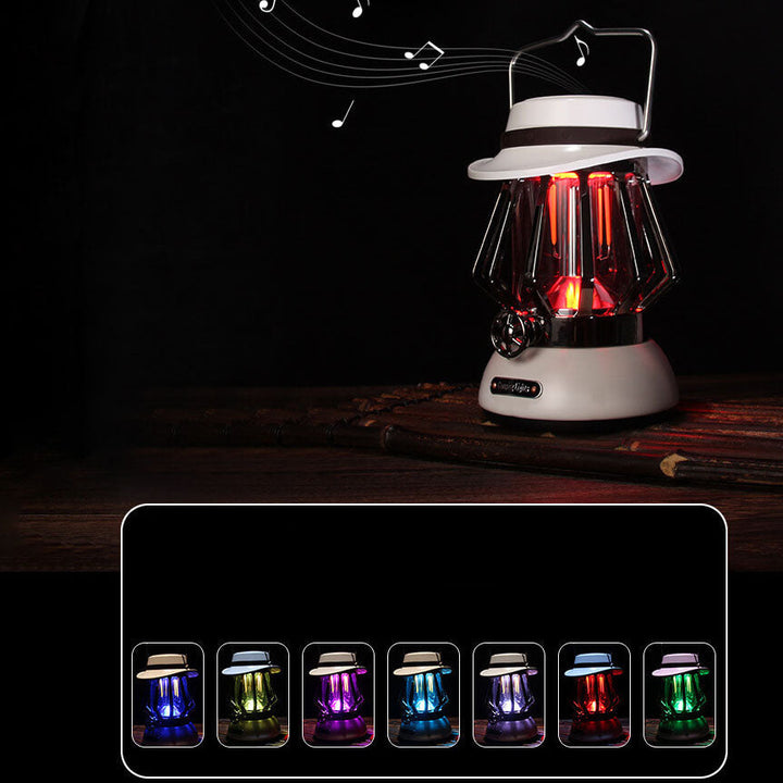 Modern Handheld Metal Texture Camping LED Outdoor Light | Stornfield