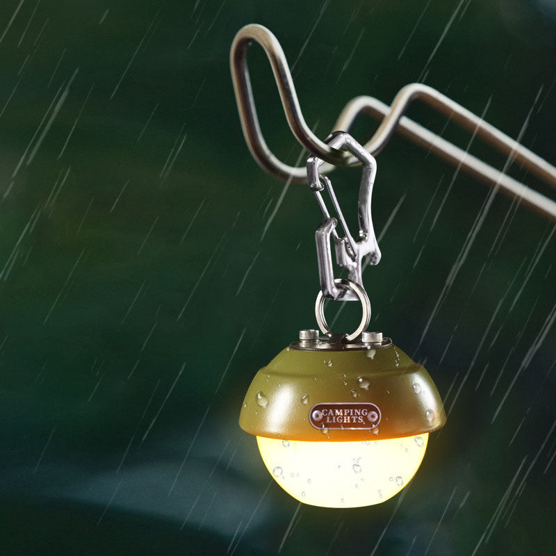 Contemporary Creative Waterproof Orb Metal PC LED Camping Outdoor Light For Outdoor Patio | Stornfield