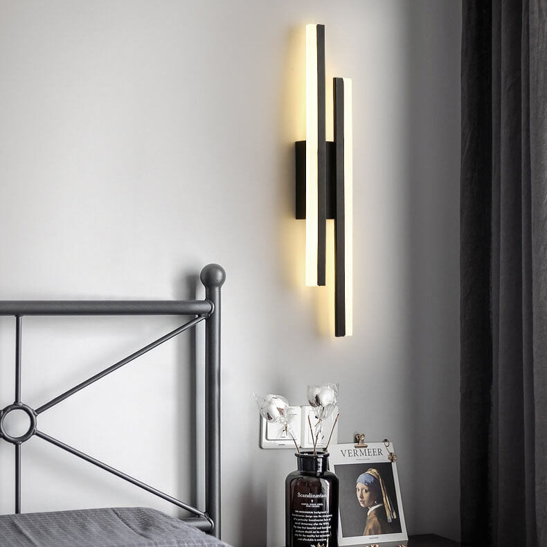 Stornfield | LuxLine Modern LED Wall Light | Minimalist Design | Iron & Acrylic | Dimmable Light