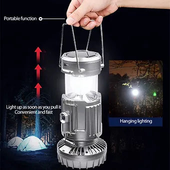 Lanterns Camping Solar Fan LED Light | Stornfield