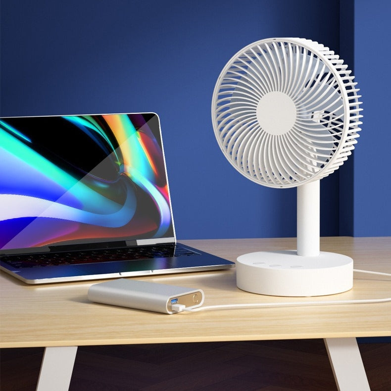 Portable Rechargeable Desktop Fan 8 Inch Mini USB Fan for Home and Office | Stornfield