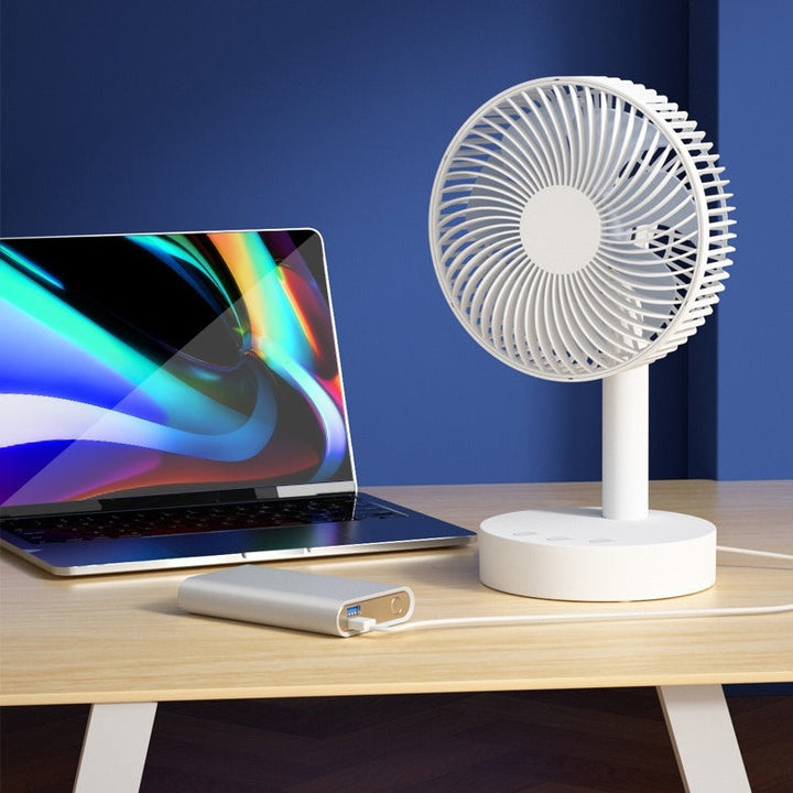 Portable Rechargeable Desktop Fan 8 Inch Mini USB Fan for Home and Office | Stornfield