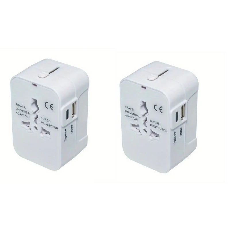 Universal travel adapter with dual USB ports | Stornfield