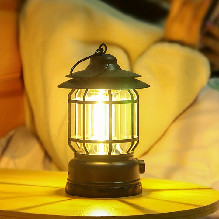RetroGlow Lamp – Dimmable Rechargeable LED Outdoor Lighting | Stornfield