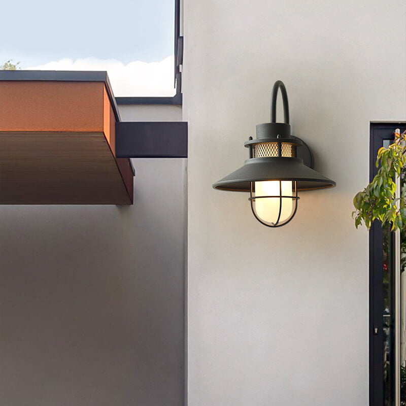 Outdoor Waterproof Iron Body 1-Light Outdoor Wall Sconce Lamp | Stornfield